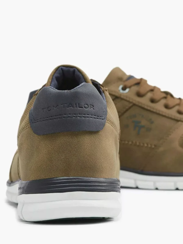 Heren TOM TAILOR Cognac Sneaker