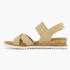 Dames Skechers Creme Sandaal