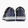 Dames Medicus Donkerblauwe Comfort Sneaker Croco