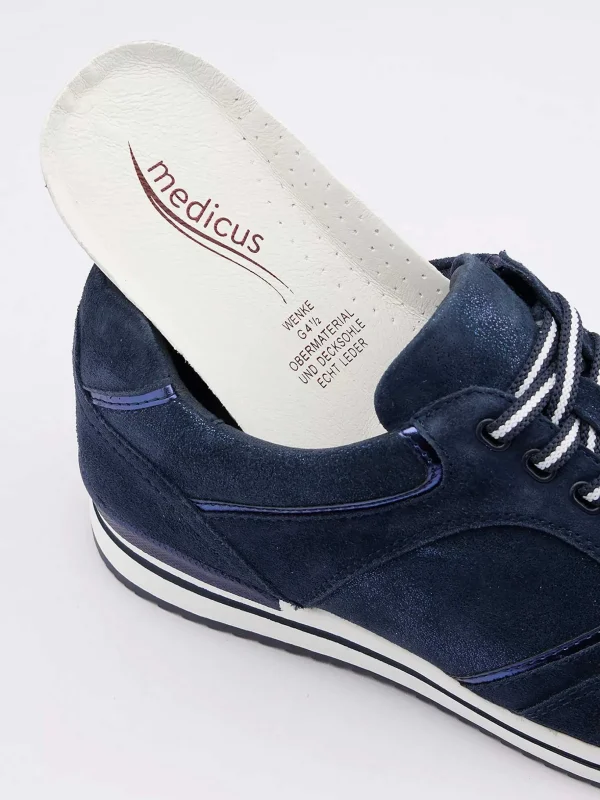 Dames Medicus Donkerblauwe Comfort Sneaker