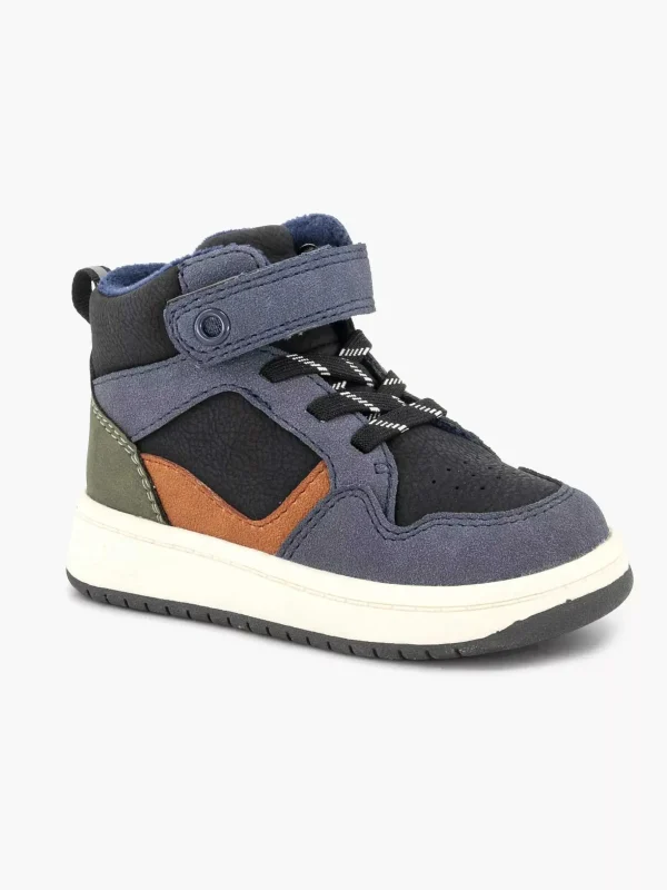 Kinderen Vty Donkerblauwe Hoge Sneaker