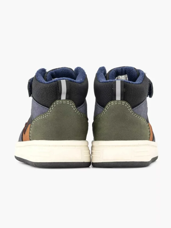 Kinderen Vty Donkerblauwe Hoge Sneaker