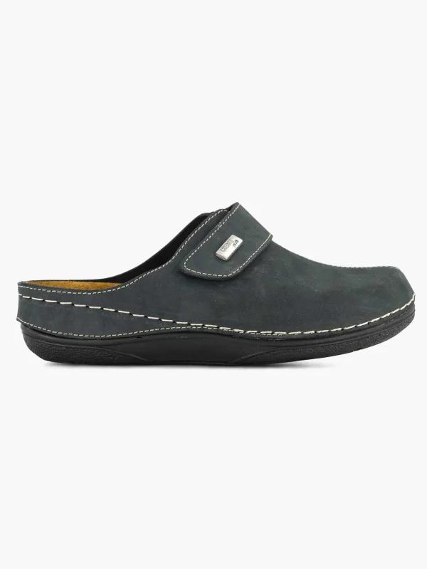 Dames Casa mia Donkerblauwe Slipper