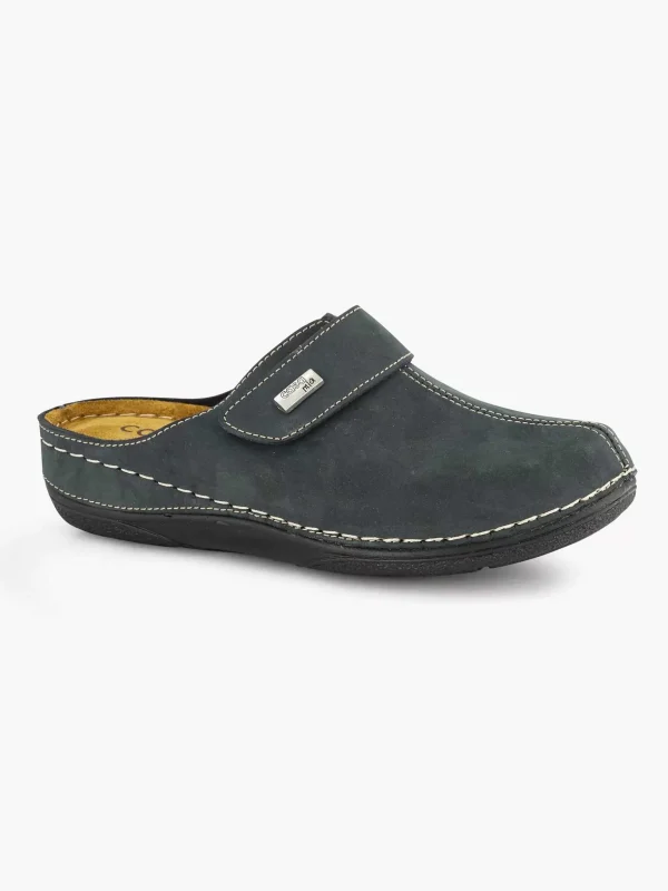 Dames Casa mia Donkerblauwe Slipper