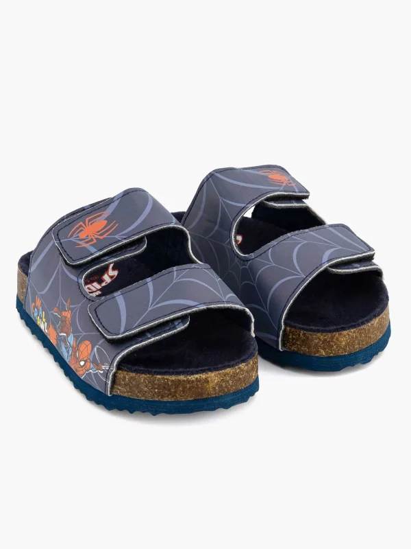 Kinderen Spiderman Donkerblauwe Slipper