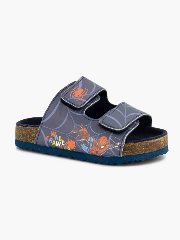 Kinderen Spiderman Donkerblauwe Slipper