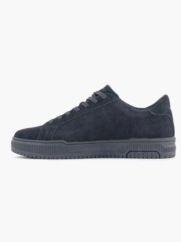 Heren Oxmox Donkerblauwe Suede Sneaker