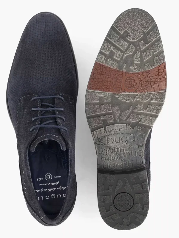 Heren Bugatti Donkerblauwe Veterschoen