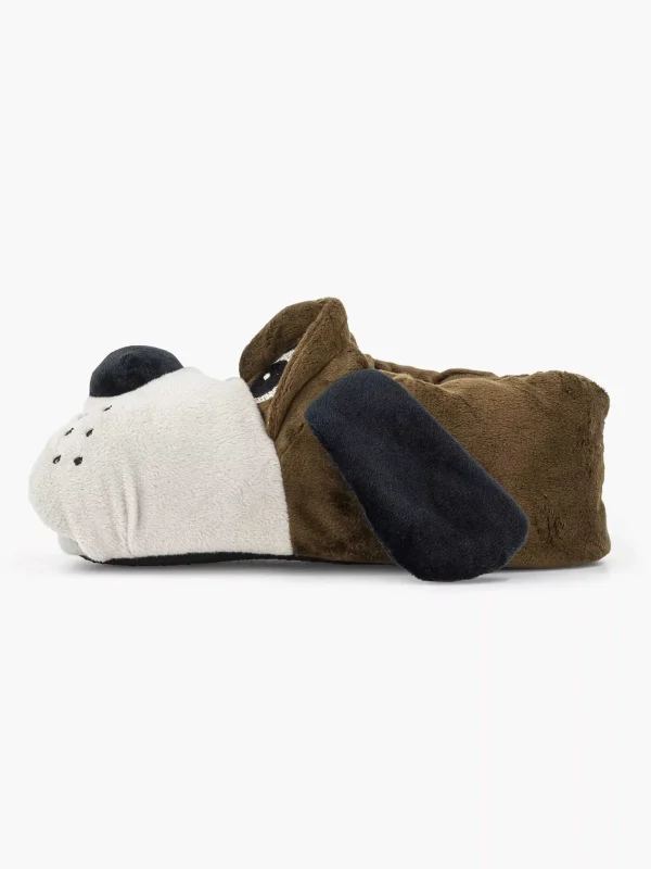 Kinderen Vty Donkerbruine Pantoffel Hond