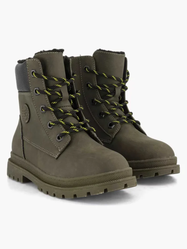 Kinderen Vty Donkergroene Veterboot
