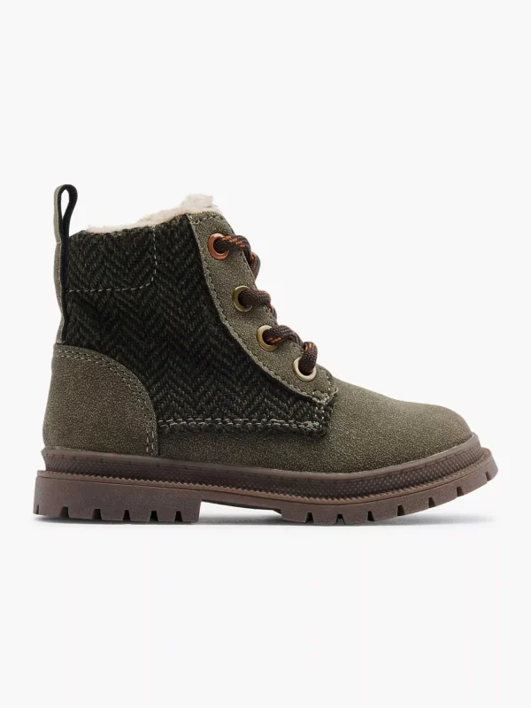Kinderen Vty Donkergroene Veterboot