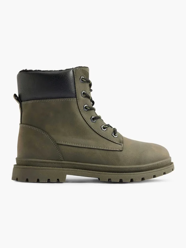 Kinderen Vty Donkergroene Veterboot