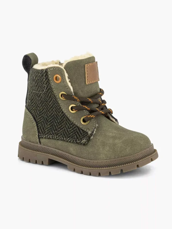 Kinderen Vty Donkergroene Veterboot