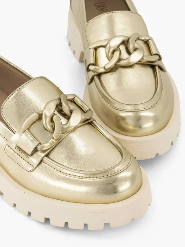 Dames Oxmox Gouden Chunky Loafer