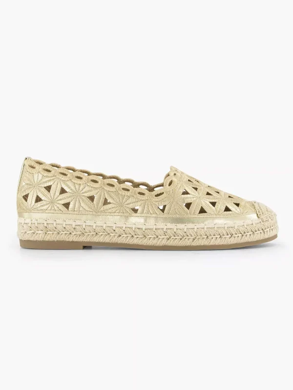 Dames Graceland Gouden Espadrille