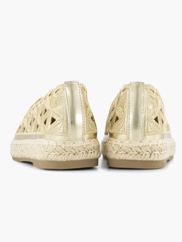 Dames Graceland Gouden Espadrille