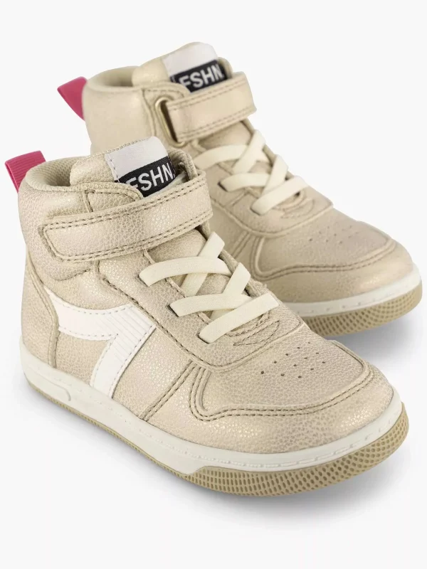 Kinderen Cupcake Couture Gouden Hoge Sneaker