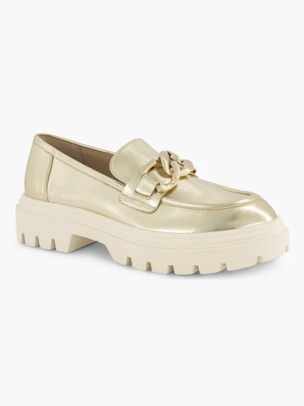 Dames Oxmox Gouden Metallic Chunky Loafer