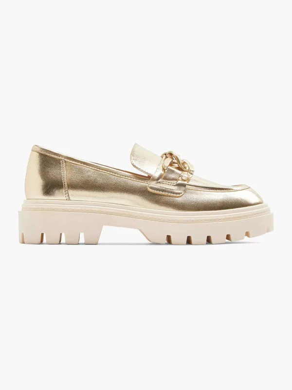 Dames Oxmox Gouden Metallic Chunky Loafer