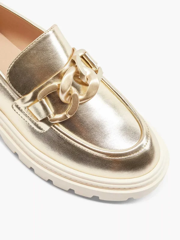 Dames Oxmox Gouden Metallic Chunky Loafer