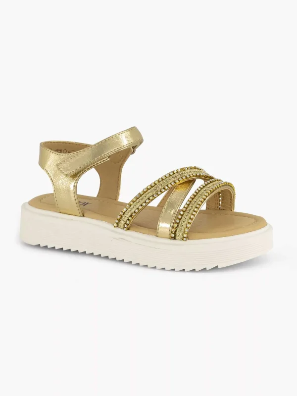 Kinderen Oxmox Gouden Platform Sandaal