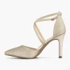 Dames Graceland Gouden Pump Glitter