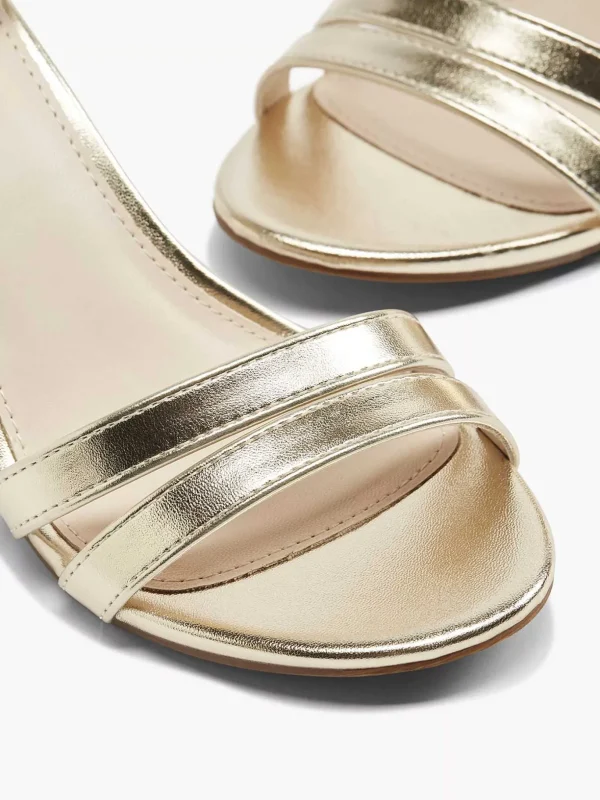 Dames Graceland Gouden Sandalette Metallic