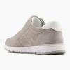 Dames Medicus Grijze Leren Comfort Sneaker