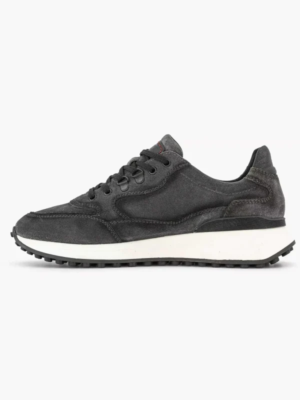 Heren Oxmox Grijze Leren Sneaker