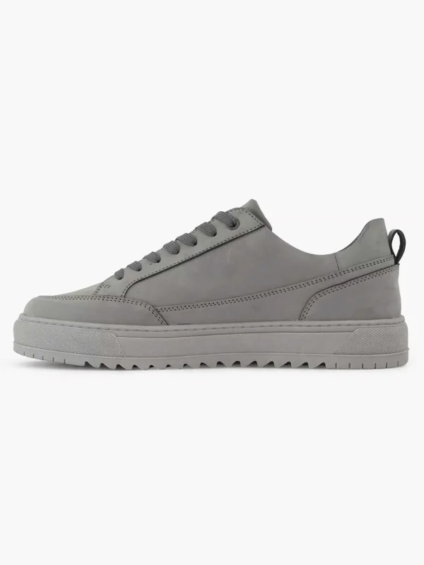 Heren Oxmox Grijze Leren Sneaker