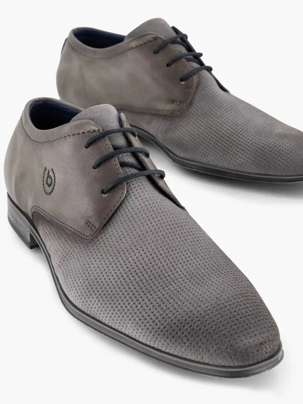 Heren Bugatti Grijze Morino Eco