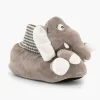 Kinderen Bobbi-Shoes Grijze Pantoffel Olifant