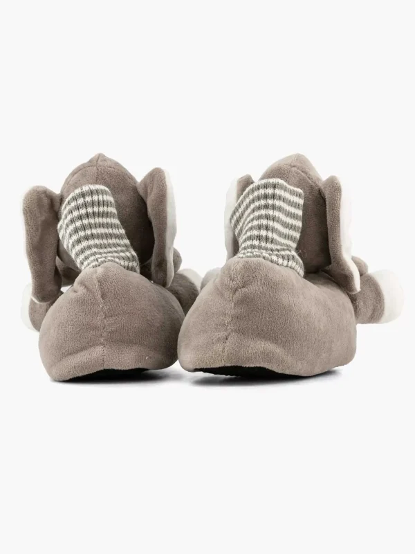 Kinderen Bobbi-Shoes Grijze Pantoffel Olifant