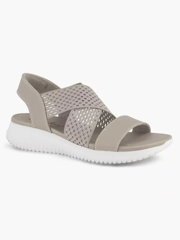 Dames Skechers Grijze Sandalen Neon Star