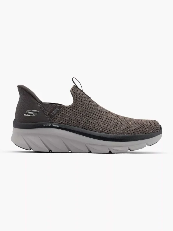 Heren Skechers Grijze Sneaker Swift Fit - Hands Free