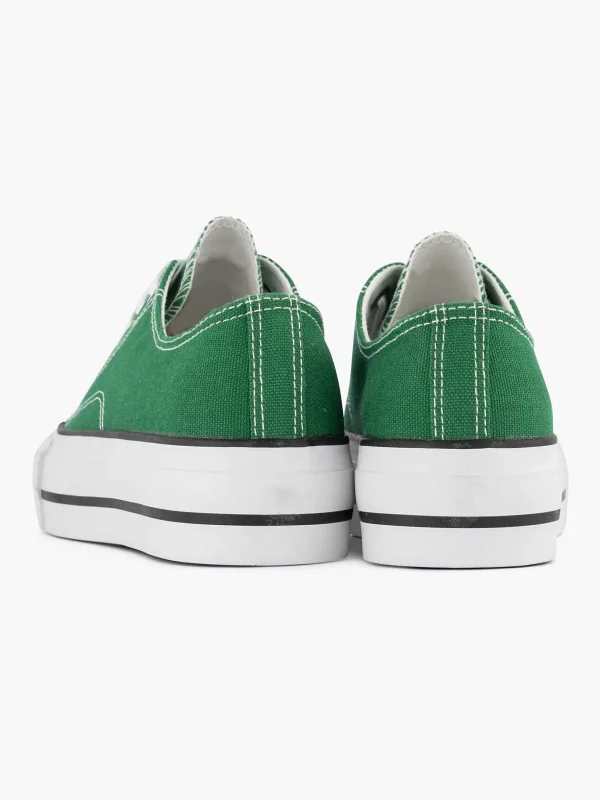 Dames Graceland Groene Canvas Sneaker