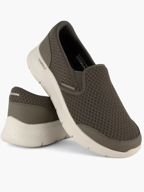 Heren Skechers Groene Go Walk Flex - Request