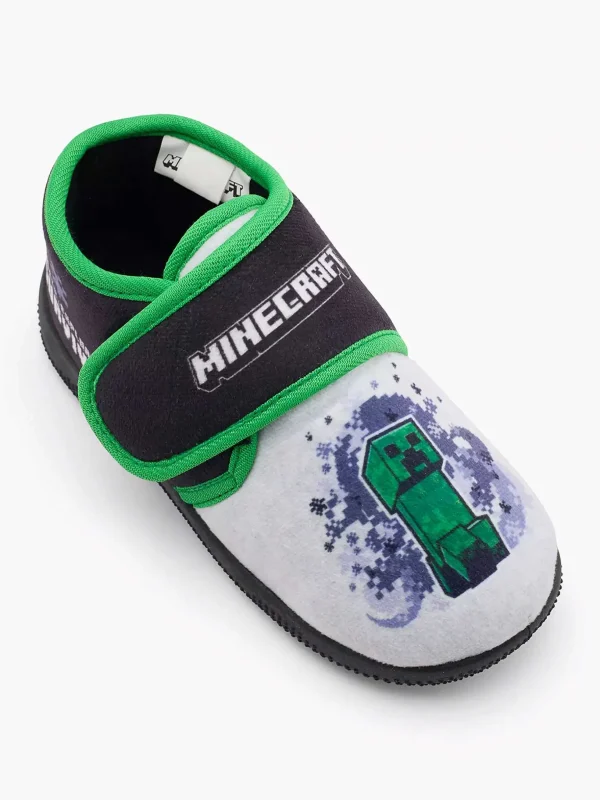 Kinderen Minecraft Groene Pantoffel