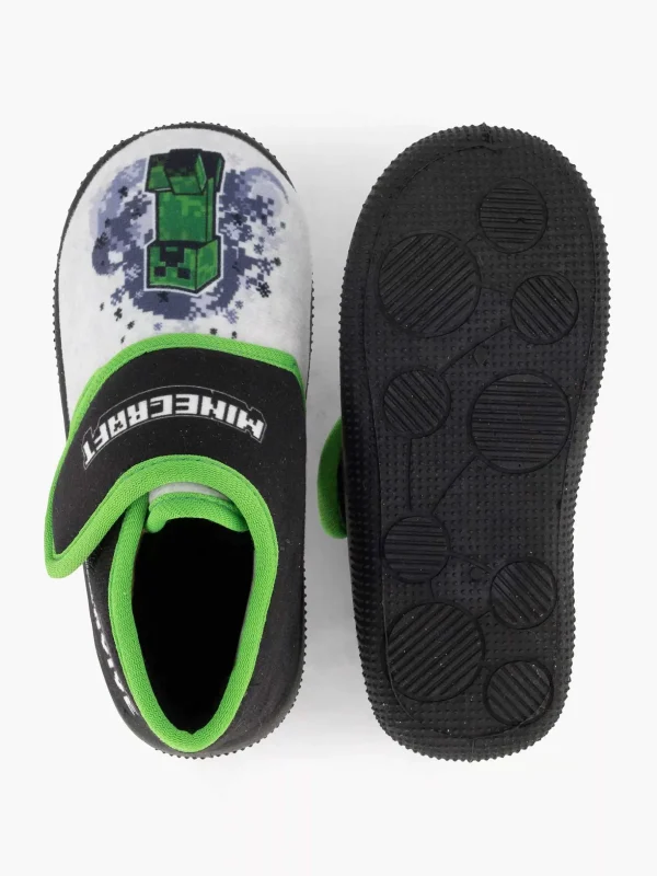 Kinderen Minecraft Groene Pantoffel
