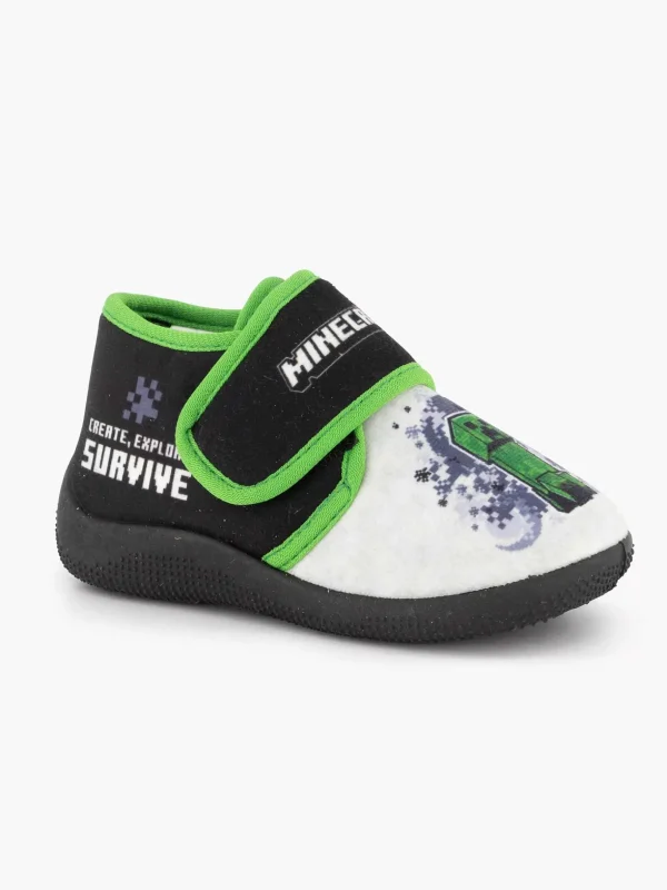 Kinderen Minecraft Groene Pantoffel