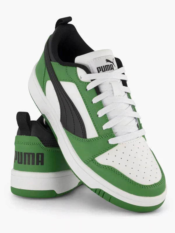 Kinderen Puma Groene Rebound V6 Lo Jr