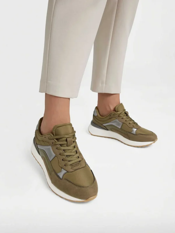 Dames Graceland Groene Sneaker