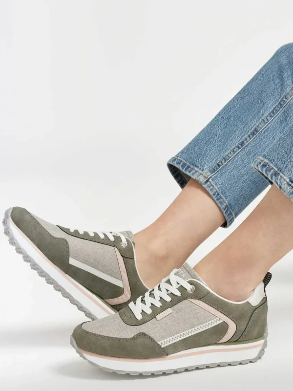 Dames Esprit Groene Sneaker