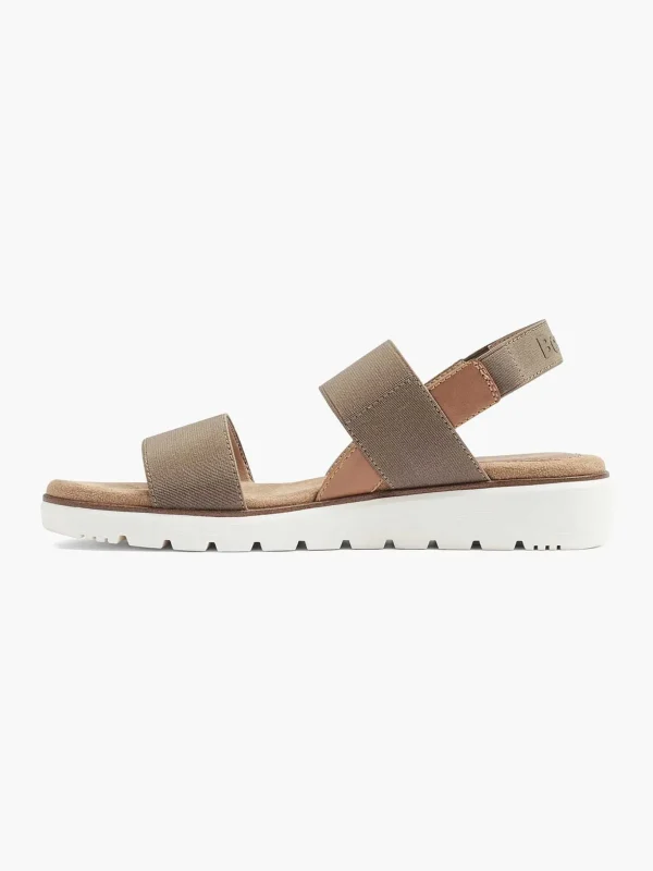 Dames Bench Khaki Sandaal