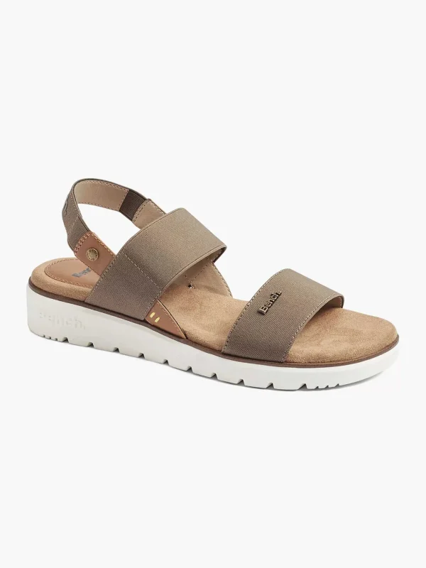 Dames Bench Khaki Sandaal