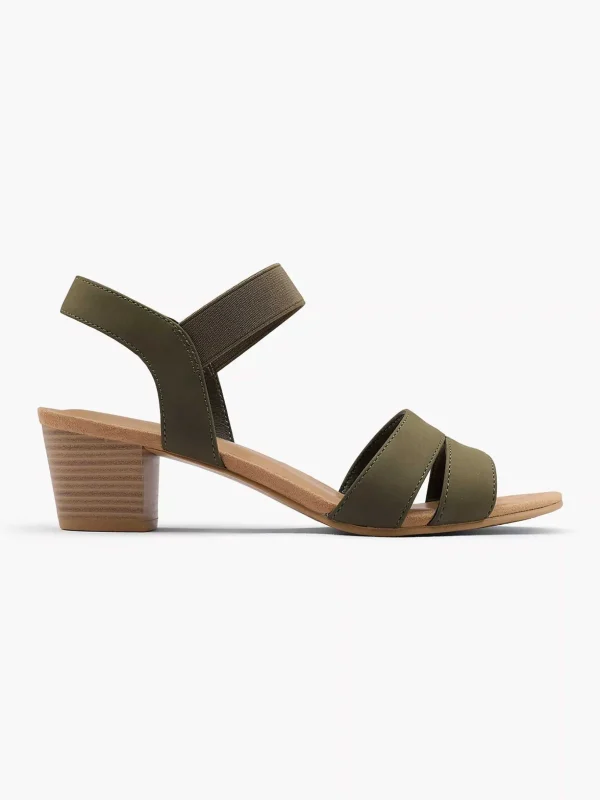 Dames Graceland Khaki Sandalette