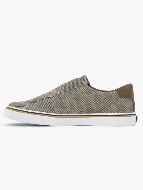 Heren FILA Licht Beige Canvas Instapper