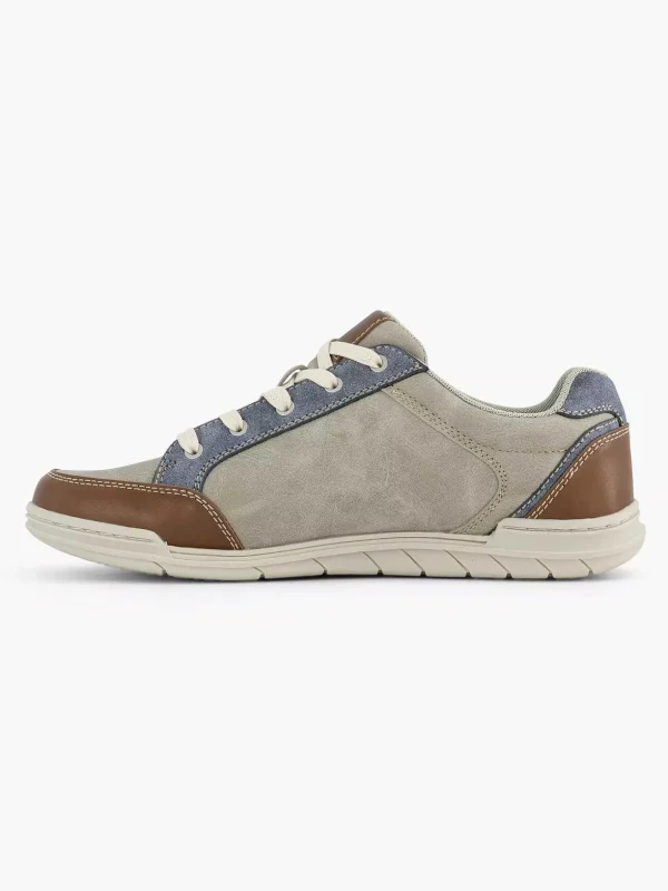 Heren Easy Street Lichtgrijze Comfort Sneaker