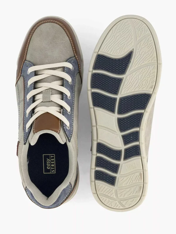 Heren Easy Street Lichtgrijze Comfort Sneaker