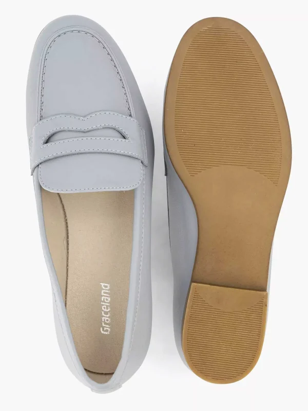 Dames Graceland Lichtgrijze Loafer